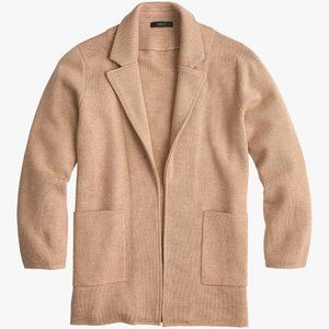 J Crew Sophie Open-front Sweater Blazer
